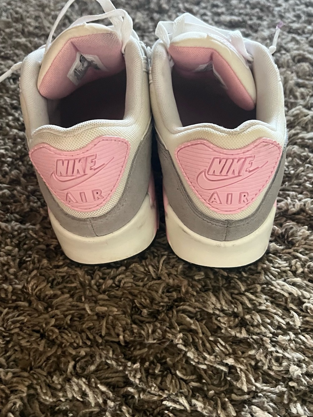 Nike Women's White and Pink Low-Top Athletic Sneakers - Picture 2 of 12